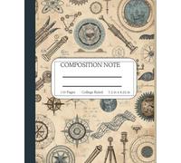 Vintage Science Composition Notebook| Physics & Astronomy Aesthetic Cover | College Ruled| Retro Scientific Diagrams & Equations Journal for Students, ... Lab Diary, Engineering, Math, Science Majors.