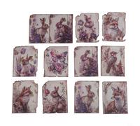Vintage Scrapbook Paper 30pcs 14x11cm Garden Style(4 Animal Gardens)