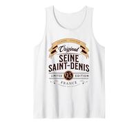 Vintage Seine-Saint-Denis Département France Débardeur