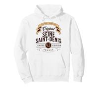 Vintage Seine-Saint-Denis Département France Sweat à Capuche