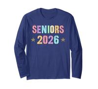 Vintage Seniors Class of 2026 Final Level Presque là Bruh Manche Longue