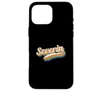 Vintage Severin Personnalisé Nom Severin Coque pour iPhone 16 Pro Max