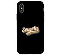Vintage Severin Personnalisé Nom Severin Coque pour iPhone X/XS