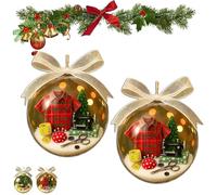 Vintage Sewing Machine Christmas Tree Decoration, Holiday Sewing Snow Globe Ornament, Warm Winter Home Decoration, Unique for Sewists Or Families, Friends Gifts (Green)