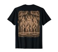 Vintage Showgirls Dancing on Stage in Classic Burlesque Art T-Shirt