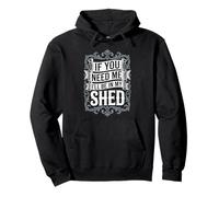 Vintage si tu as Besoin de Moi, Je Serai dans Mon cabanon, Gardener Life Sweat à Capuche