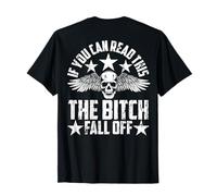 Vintage, si Vous Pouvez Lire ceci, The Bitch Fell Off Back Print T-Shirt
