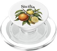Vintage Sicile Citron Orange Sicile été Art PopSockets PopGrip pour MagSafe
