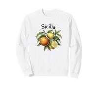 Vintage Sicile Citron Orange Sicile été Art Sweatshirt