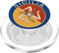 Vintage Sicile Trinacria Symbole Heritage Sicilien PopSockets PopGrip pour MagSafe
