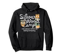 Vintage Silver Wood Camp The Great Outdoor Randonnée Sweat à Capuche