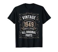 Vintage Since 1949 76e Anniversaire 76 Ans Meme Original T-Shirt