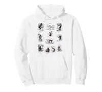 Vintage Singes Singes Chimpanzé Primates Evolution Biologie Sweat à Capuche