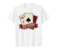 Vintage Six Seven Poker Hand Jeu de Cartes T-Shirt
