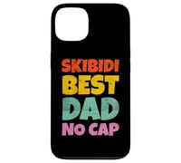 Vintage Skibidi Best Dad No Cap Dad Rizz Funny Father's Day Coque pour iPhone 13