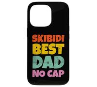 Vintage Skibidi Best Dad No Cap Dad Rizz Funny Father's Day Coque pour iPhone 13 Pro