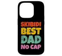 Vintage Skibidi Best Dad No Cap Dad Rizz Funny Father's Day Coque pour iPhone 14 Pro