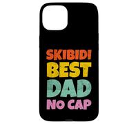 Vintage Skibidi Best Dad No Cap Dad Rizz Funny Father's Day Coque pour iPhone 15 Plus