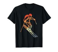 Vintage Skier Skiing Teacher T-Shirt Graphique avec Valeur