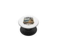 Vintage Sleeping Bear Dunes, Paysage intérieur du Nord du Michigan PopSockets PopGrip Adhésif