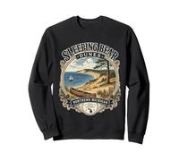 Vintage Sleeping Bear Dunes, Paysage intérieur du Nord du Michigan Sweatshirt