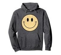 Vintage Smile Face 70's Vibe Yellow Smile Sweat à Capuche