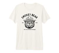 Vintage Smokey Bear Logo Only Officially Licensed T-Shirt Haut de Gamme