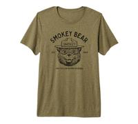 Vintage Smokey Bear Logo Only You Can Prevent Wildfires T-Shirt Haut de Gamme