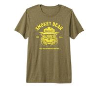 Vintage Smokey Bear Logo Only You Can Prevent Wildfires T-Shirt Haut de Gamme
