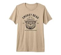 Vintage Smokey Bear Logo Only You Officially Licensed T-Shirt Haut de Gamme