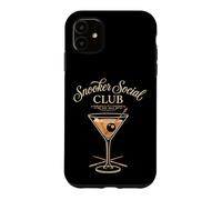 Vintage Snooker Social Club Martini 8 balles Coque pour iPhone 11