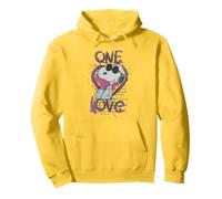 Vintage Snoopy Joe Cool One Love Glitch Rétro pour la Saint-Valentin Sweat à Capuche