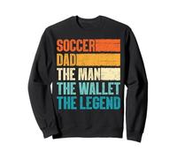 Vintage Soccer Dad The Wallet The Legend Father's Day Sweatshirt