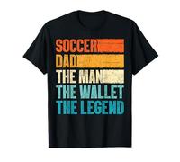 Vintage Soccer Dad The Wallet The Legend Father's Day T-Shirt