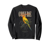 Vintage Soleil Conure Observation des Oiseaux Art Nature Amour Oiseaux Sweatshirt