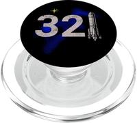 Vintage Space Coast 321 Rocket Launch Souvenir PopSockets PopGrip pour MagSafe