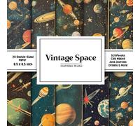 Vintage Space Scrapbook Paper: Decorative Double-Sided Craft Papers For Junk Journals, Wrapping & Mixed Media, Card Making And More