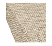 Vintage Speaker Grill Cloth - Antique Retro Linen Fabric in Grey/Beige/Brown, Sound Transparent Mesh for Guitar Amps, Hi-FI & Sound Mask Background(Light Beige)