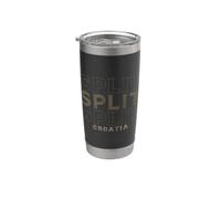 Vintage Split Croatie Gobelet isotherme en acier inoxydable double paroi
