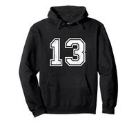 Vintage Sport Numéro 13 Treize Sweat à Capuche