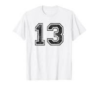 Vintage Sport Numéro 13 Treize T-Shirt
