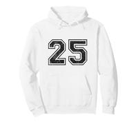 Vintage Sport Numéro 25 Vingt-Cinq Sweat à Capuche