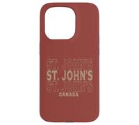 Vintage St. John's Canada Coque pour iPhone 15 Pro
