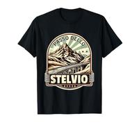 Vintage Stelvio Pass Italian Mountain Trip Nature Randonnée T-Shirt