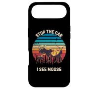 Vintage Stop The Car I See Moose Animals Amoureux Coque pour iPhone Air