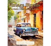 Vintage Streets: Artistic Classic Cars to Color