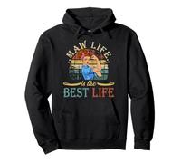 Vintage Strong Women Maw Life is The Best Life Mother's Day Sweat à Capuche