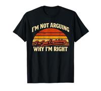 Vintage Style Funny Quote I’m Always Right T-Shirt