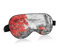 Vintage Style Londres peinture à l'huile masque de sommeil bandeau Blackout refroidissement drôle masque pour les yeux pour dormir avec bande élastique pour femme homme