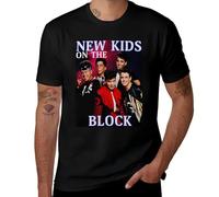 Vintage Style New Kids from The Block T-Shirt Louboutins Sports Fans Anime t-Shirt Black M